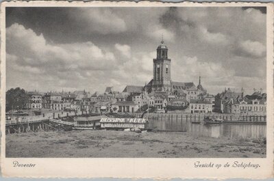 DEVENTER - Gezicht op de Schipbrug