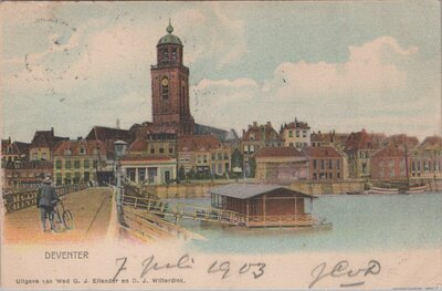DEVENTER - Gezicht op Deventer