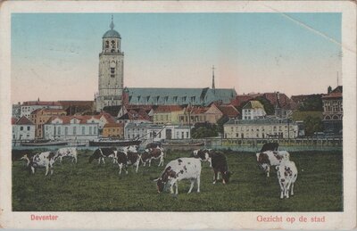 DEVENTER - Gezicht op de stad