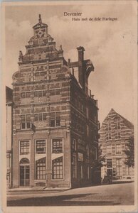 DEVENTER - Huis met de drie Haringen