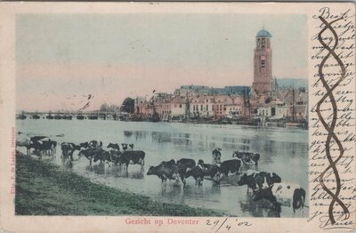 DEVENTER - Gezicht op Deventer