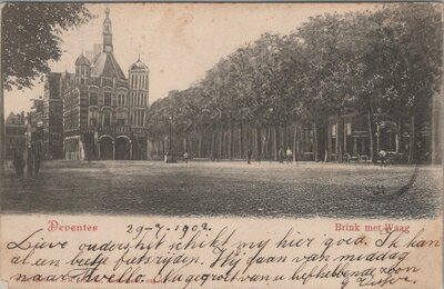 DEVENTER - Brink met Waag