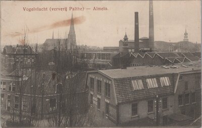 ALMELO - Vogelvlucht (ververij Palthe)