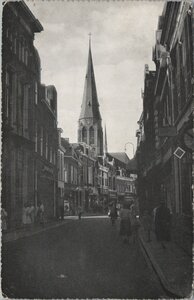 ALMELO - Grotestraat met St. George Kerk