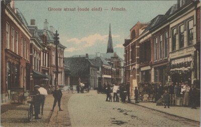 ALMELO - Groote straat (oude eind)