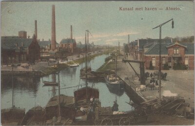 ALMELO - Kanaal met Haven