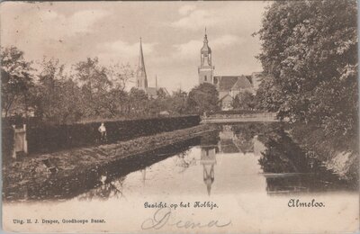 ALMELO - Gezicht op het Kolkje