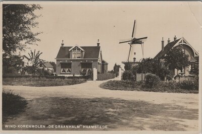 HAAMSTEDE - Wind-Korenmolen De Graanhalm