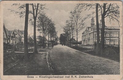 GOES - Kloetingschestraat met R. K. Ziekenhuis
