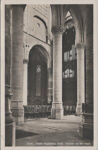 GOES - Maria Magdalena Kerk. Gezicht op het orgel