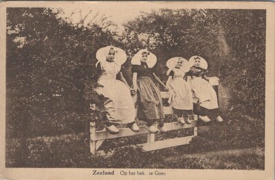 GOES - Zeeland Op het hek. te Goes