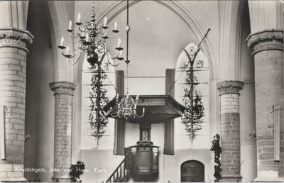 KRUININGEN - Interieur Herv. Kerk