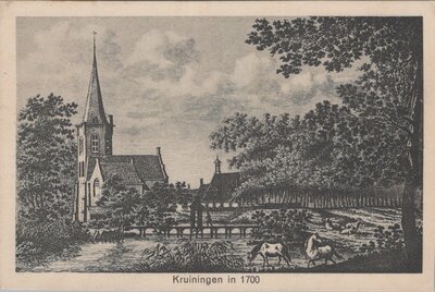 KRUININGEN - in 1700