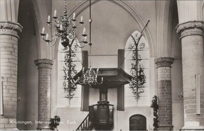 KRUININGEN - Interieur Herv. Kerk
