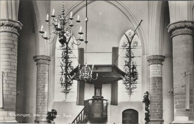KRUININGEN - Interieur Herv. Kerk