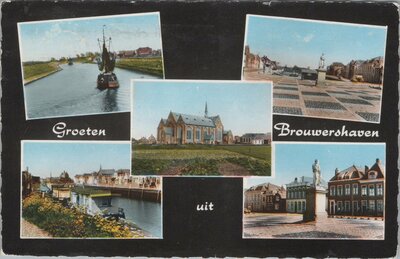 BROUWERSHAVEN - Meerluik Groeten uit Brouwershaven