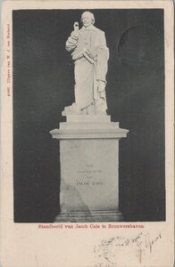 BROUWERSHAVEN - Standbeeld van Jacob Cats te Brouwershaven