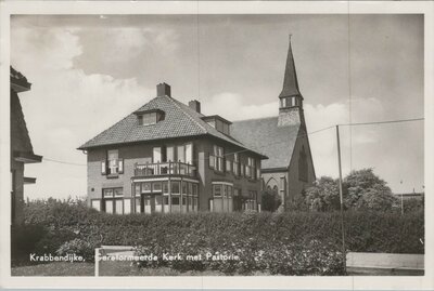 KRABBENDIJKE - Gereformeerde Kerk met Pastorie