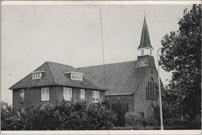 KRABBENDIJKE - Geref. Kerk Krabbendijke met Pastorie