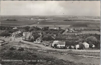 DISHOEK - KOUDEKERKE - Gezicht vanaf de Duinen