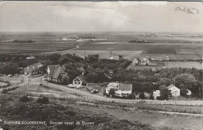 DISHOEK - KOUDEKERKE - Gezicht vanaf de Duinen
