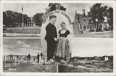 DOMBURG - Meerluik Groeten uit Domburg