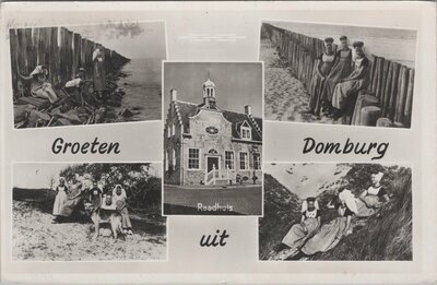 DOMBURG - Meerluik Groeten uit Domburg