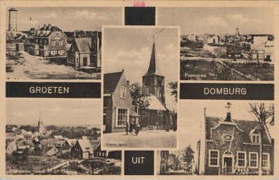 DOMBURG - Meerluik Groeten uit Domburg