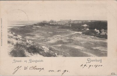 DOMBURG - Strand en Duingezicht