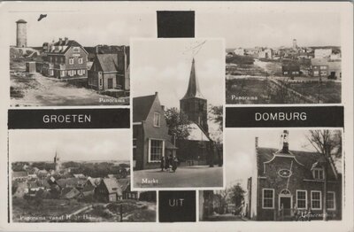 DOMBURG - Meerluik Groeten uit Domburg