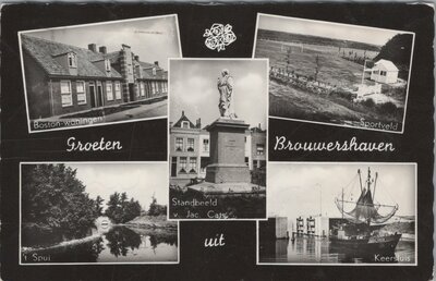 BROUWERSHAVEN - Meerluik Groeten uit Brouwershaven