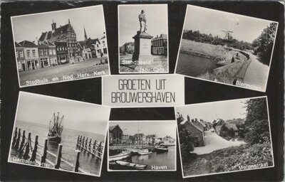 BROUWERSHAVEN - Meerluik Groeten uit Brouwershaven