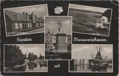 BROUWERSHAVEN - Meerluik Groeten uit Brouwershaven