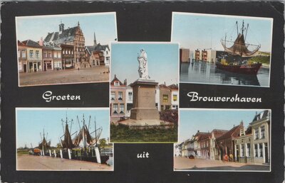 BROUWERSHAVEN - Meerluik Groeten uit Brouwershaven