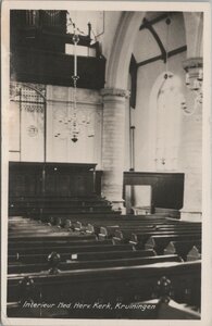 KRUININGEN - Interieur Ned. Herv. Kerk