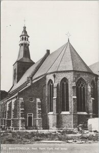 ST. MAARTENSDIJK - Ned. Herv. Kerk met toren