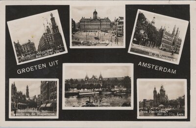 AMSTERDAM - Meerluik Groeten uit Amsterdam