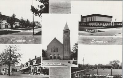 SOMEREN - Meerluik Groeten uit Someren