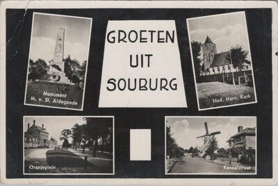SOUBURG - Meerluik Groeten uit Souburg