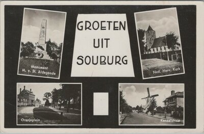SOUBURG - Meerluik Groeten uit Souburg