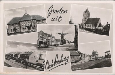 OOST-SOUBURG - Meerluik Groeten uit Oost-Souburg