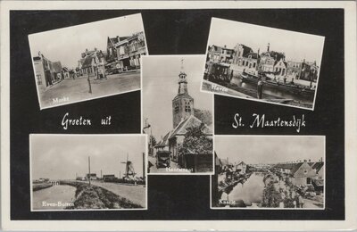 ST. MAARTENSDIJK - Meerluik Groeten uit St. Maartensdijk