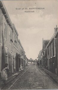 ST. MAARTENSDIJK - Groet uit St. Maartensdijk. Kaaistraat