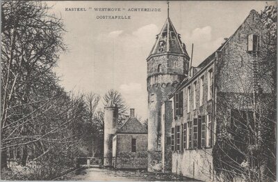 OOSTKAPELLE - Kasteel Westhove Achterzijde