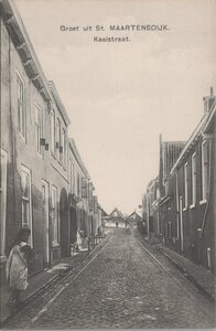 ST. MAARTENSDIJK - Groet uit St. Maartensdijk. Kaaistraat