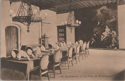 MIDDELBURG - Sectiekamer in de Abdij te Middelburg