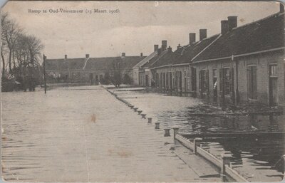OUD-VOSSEMEER - Ramp te Oud-Vossemeer (13 Maart 1906)