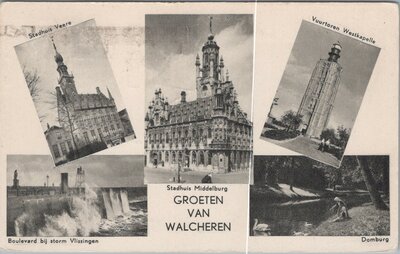 WALCHEREN - Meerluik Groeten van Walcheren