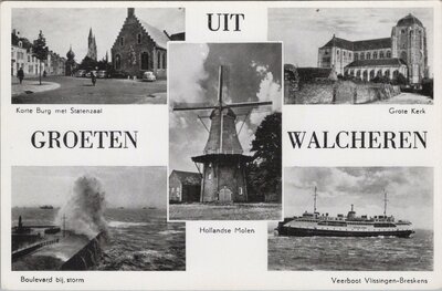 WALCHEREN - Meerluik Groeten uit Walcheren