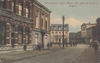 ALMELO - Wierdensche straat (Hotel van ouds de Prins_